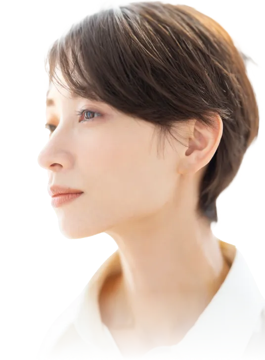 女性の横顔